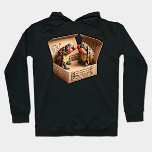 Box Turtles Boxing in a Box T-Shirt | Funny Ultimate Box Turtle Shirt | Perfect Cute Birthday Party tshirt | Best Lazy Animal Lover Gift Hoodie